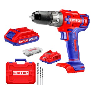 Taladro ator. c/perc.bat 20V ECIDL6200128 EMTOP