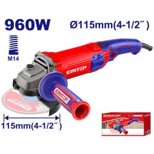 Amoladora ANG.115MM 960W c/grip EAGR09683 EMTOP