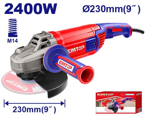 Amoladora ANG.230MM 2400W EAGR24093 EMTOP