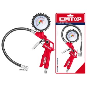Inflador cubiertas c/manometro EASGT8501 EMTOP