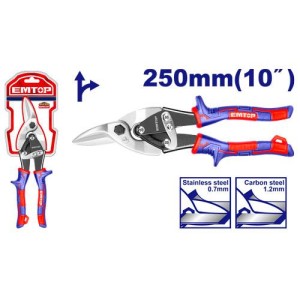 Tijera chapista aviacion 10" derecha EASP1063 EMTOP