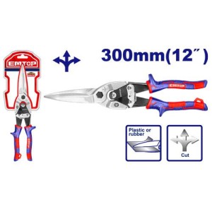 Tijera chapista aviacion 12" recta EASP1271 EMTOP