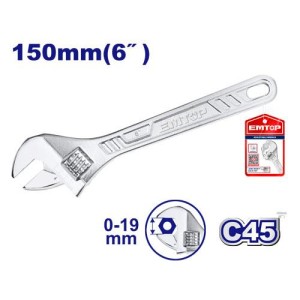 Llave ajustable 6" EAWH130622 EMTOP