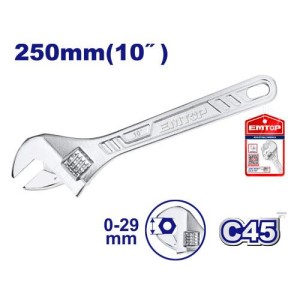 Llave ajustable 10" EAWH131022 EMTOP