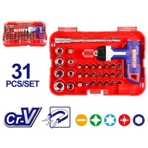 Destornillador set x 31PZ EBST03102 EMTOP