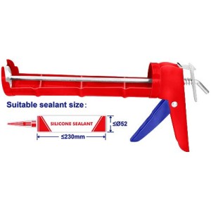 Pistola p/silicona ECGN02091 EMTOP