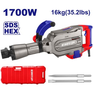 Martillo DEMOL.1700W (16KG) EDBRH1701 EMTOP