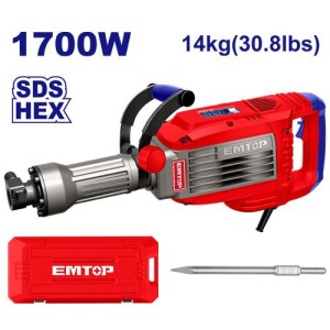 Martillo DEMOL.1700W (14KG) EDBRH1703 EMTOP