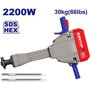 Martillo demol. 30KG 75J EDBRH2201 EMTOP