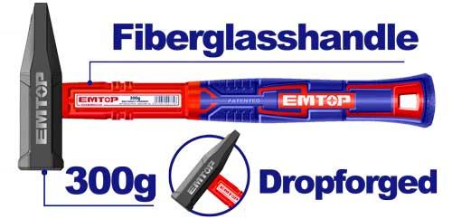 Martillo mecanico c/fibra 300GR EHAMMH0300 EMTOP
