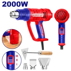Pistola calor 2000W EHGN20078 EMTOP