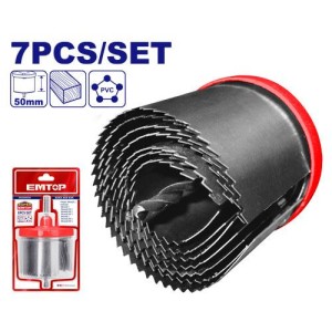 Set sierra copa madera 7PCS EHSW0702 EMTOP
