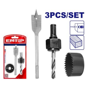 Set instalacion cerradura 3PCS EKHS302 EMTOP