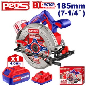 Sierra circular c/bat. 20V ELCS18511 EMTOP