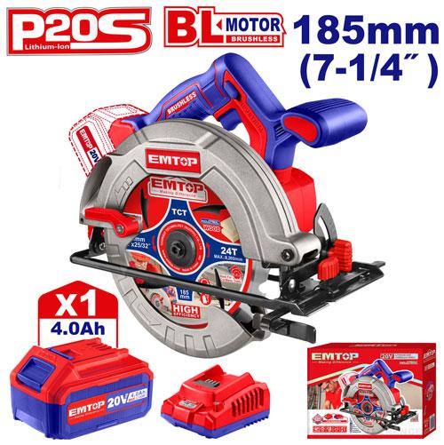 Sierra circular c/bat. 20V ELCS18511 EMTOP