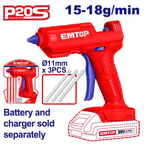 Pistola silic.caliente 20V s/bat ELGG2002