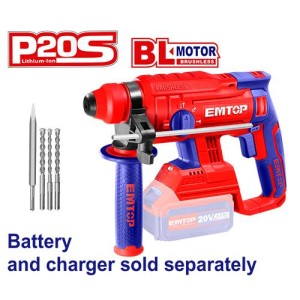 Rotopercutor 20V s/bat 1,5J ELRH202201 EMTOP