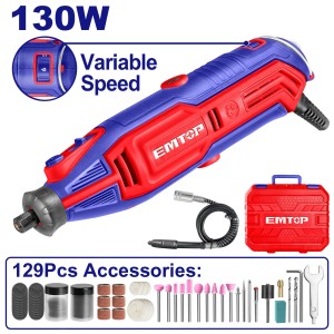 Minitorno c/acc.y eje flexible EMGK1301 EMTOP