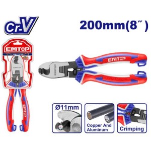 Pinza corta cable 8" EPLRCB0821 EMTOP
