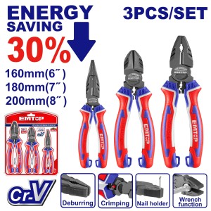 Set pinzas cr-v 3PCS EPLS0321 EMTOP