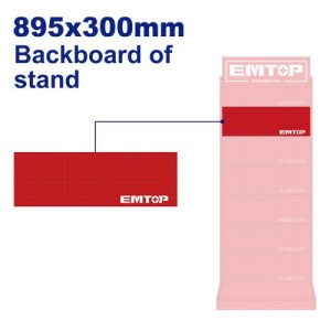 Tablero trasero stand EMTOP EPMPSTC01