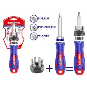 Destornillador criquet 8PCS ESDRH0802 EMTOP