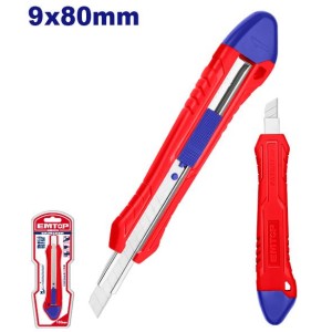 Cortador trincheta PLAST.9MM ESNK09101 EMTOP