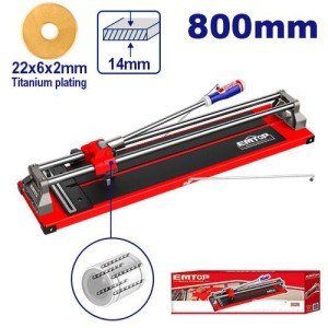 Cortadora ceramica manual 800MM ETCR8005 EMTOP