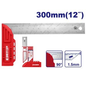 Escuadra carpintero 12" ESRR30001 EMTOP