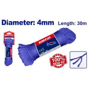 Cuerda 4MM x 30MTS EMRZ1304 EMTOP