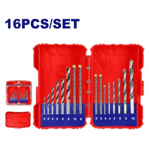 Set 16PCS mechas hhs , concreto , madera y puntas ECDB01601 EMTOP