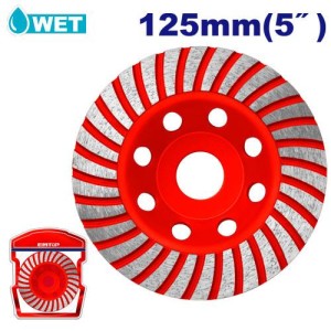 Disco copa diamantada 125MMX22.2MM EDGH011251 EMTOP