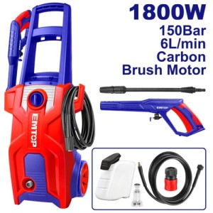 Hidrolavadora 150BAR 1800W p/jabon EHPW1801 EMTOP
