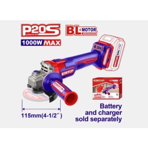 Amoladora ANG.115MM bl 20V s/bat 1000W max ELAG27153 EMTOP