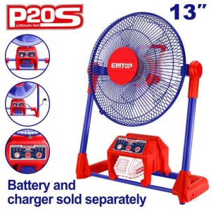 Ventilador 20V y 220V s/bat 13" ELFN2001 EMTOP
