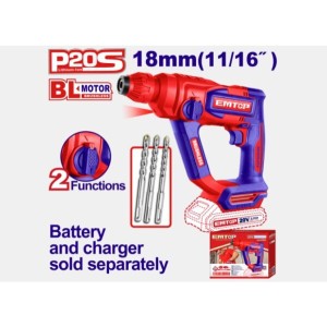 Rotopercutor 20V s/bat 1.8 j ELRH20188 EMTOP