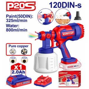 Equipo pintar 20V c/ba. 1X2AH ELSG20042 EMTOP