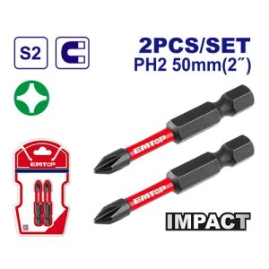 Punta PH2 x 50MM x 2UNID. ESBTM5PH250 EMTOP