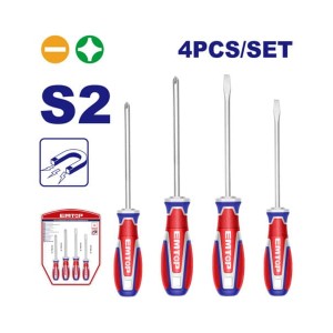 Destornillador set 4PCS. 2PH + 2SL ESST0421 EMTOP