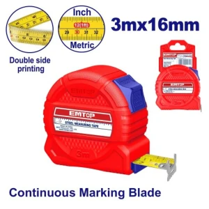 Cinta metrica 3MTX16MM EMTP3316 EMTOP